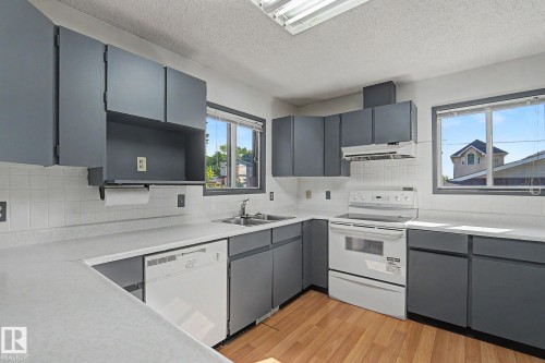 11167 52 Street Nw, Edmonton, AB - Indoor Photo Showing Kitchen With Double Sink