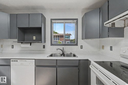 11167 52 Street Nw, Edmonton, AB - Indoor Photo Showing Kitchen With Double Sink