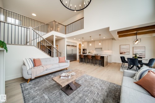 95 Jubilation Drive, St. Albert, AB - Indoor Photo Showing Living Room