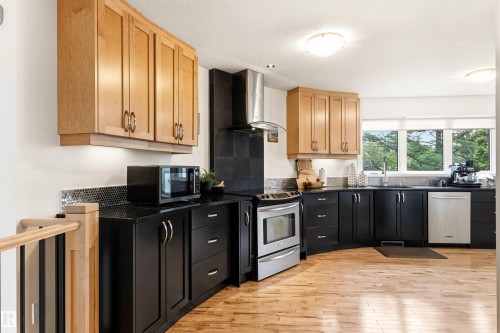 13868 110A Avenue Nw, Edmonton, AB - Indoor Photo Showing Kitchen