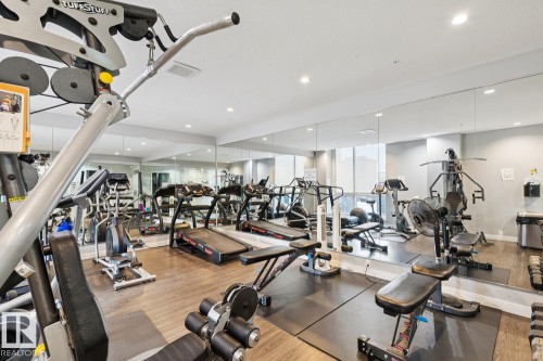 #808 10238 103 St Nw, Edmonton, AB - Indoor Photo Showing Gym Room