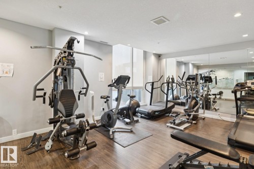 #808 10238 103 St Nw, Edmonton, AB - Indoor Photo Showing Gym Room