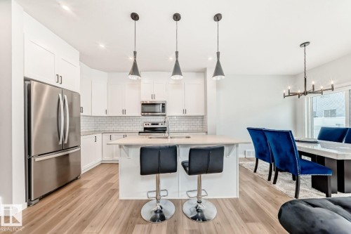 17764 73 Street Nw, Edmonton, AB - Indoor Photo Showing Kitchen With Stainless Steel Kitchen With Upgraded Kitchen