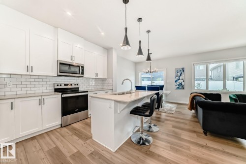 17764 73 Street Nw, Edmonton, AB - Indoor Photo Showing Kitchen With Stainless Steel Kitchen With Upgraded Kitchen
