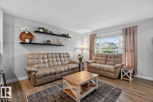 384 Stout Lane, Leduc, AB - Indoor Photo Showing Living Room