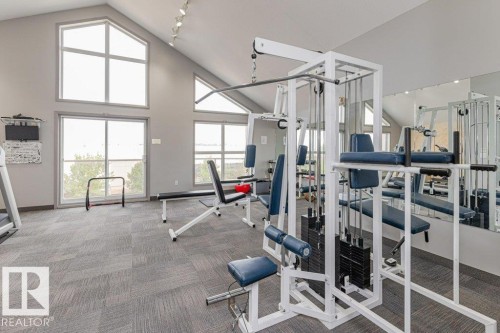 #208 10421 42 Av Nw, Edmonton, AB - Indoor Photo Showing Gym Room