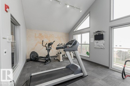 #208 10421 42 Av Nw, Edmonton, AB - Indoor Photo Showing Gym Room