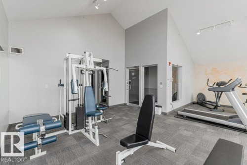 #208 10421 42 Av Nw, Edmonton, AB - Indoor Photo Showing Gym Room