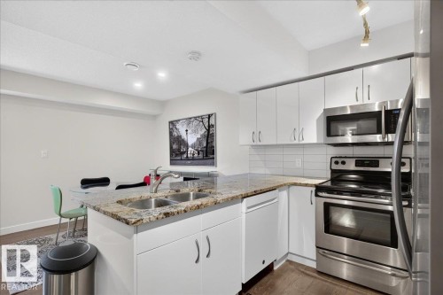 12126 47 Street Nw, Edmonton, AB - Indoor Photo Showing Kitchen With Double Sink