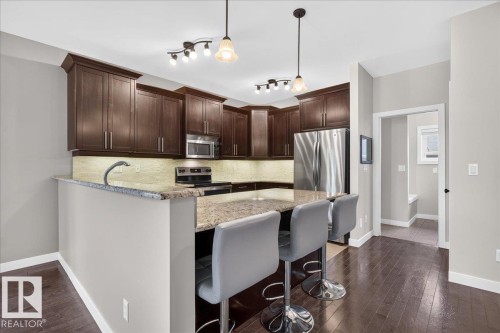 12126 47 Street Nw, Edmonton, AB - Indoor Photo Showing Kitchen With Upgraded Kitchen