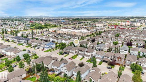 Expansive residential neighborhood featuring numerous detached properties and established landscaping - 1478 37B Avenue Nw, Edmonton, AB - Outdoor With View