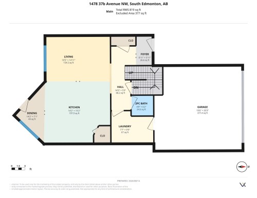 Floor plan - 1478 37B Avenue Nw, Edmonton, AB - Other