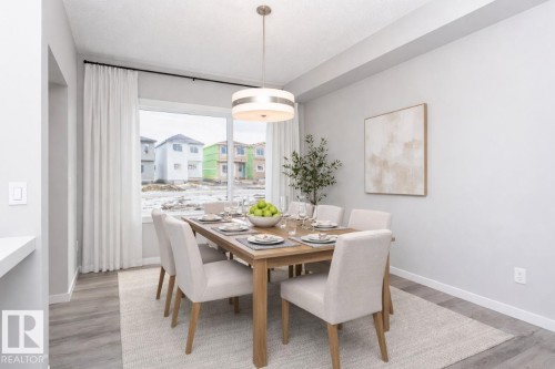 344 Hawthorn Way, Leduc, AB - Indoor Photo Showing Dining Room