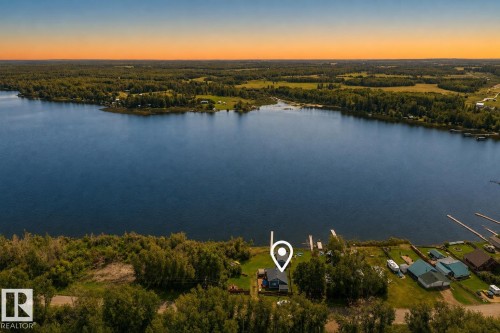 Waterfront property with direct lake access - 264 Beach Avenue, Rural Barrhead County, AB - Outdoor With Body Of Water With View