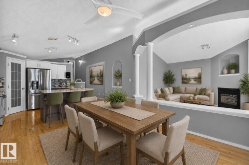 227 Wyman Lane Nw, Edmonton, AB - Indoor Photo Showing Dining Room