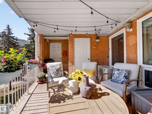 #211 9003 106A Av Nw, Edmonton, AB - Outdoor With Deck Patio Veranda With Exterior