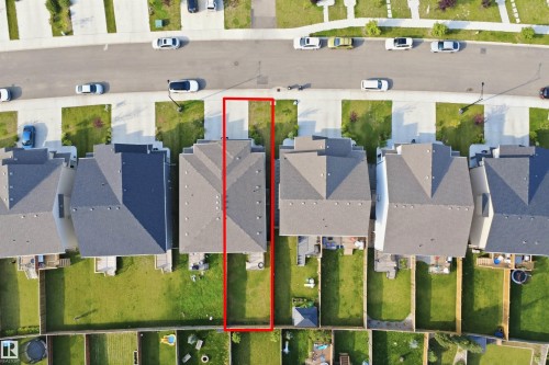 Rectangular lot featuring a detached residential structure with a gabled roof - 3877 Chrustawka Place Sw, Edmonton, AB - Other
