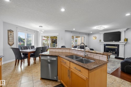 16604 59 Street Nw, Edmonton, AB - Indoor With Fireplace