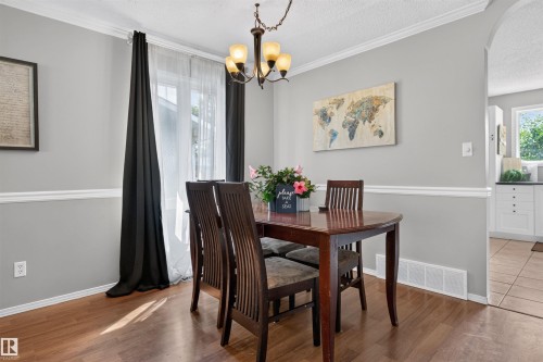 3606 44 Street, Leduc, AB - Indoor Photo Showing Dining Room