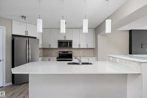 4037 Prowse Lane Sw, Edmonton, AB - Indoor Photo Showing Kitchen With Double Sink With Upgraded Kitchen