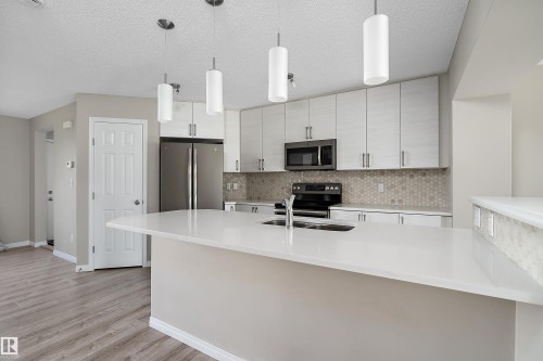 4037 Prowse Lane Sw, Edmonton, AB - Indoor Photo Showing Kitchen With Double Sink With Upgraded Kitchen