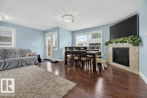 10724 72 Avenue Nw, Edmonton, AB - Indoor Photo Showing Other Room With Fireplace