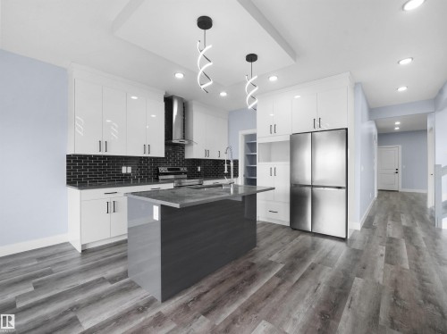 829 Morris Avenue, Leduc, AB - Indoor Photo Showing Kitchen