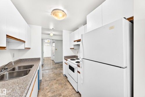 #706 11211 85 St Nw, Edmonton, AB - Indoor Photo Showing Kitchen With Double Sink