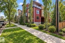 Contemporary multi-level exterior with stucco and horizontal siding - 10806 83 Avenue Nw, Edmonton, AB 