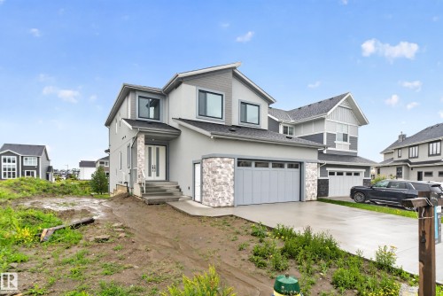 132 Edgewater Circle, Leduc, AB - Outdoor With Facade