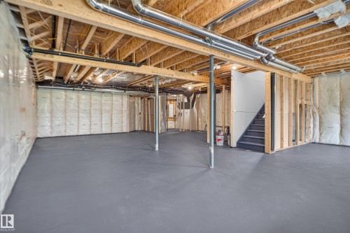 132 Edgewater Circle, Leduc, AB - Indoor Photo Showing Basement