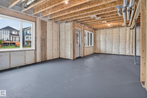 132 Edgewater Circle, Leduc, AB - Indoor Photo Showing Basement