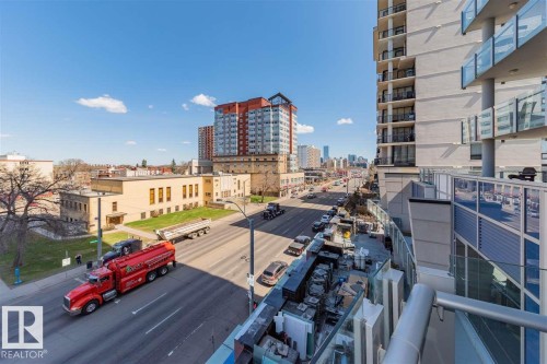 #401 11969 Jasper Av Nw, Edmonton, AB - Outdoor With Balcony