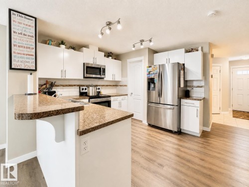 1824 Rutherford Road Sw, Edmonton, AB - Indoor Photo Showing Kitchen With Stainless Steel Kitchen