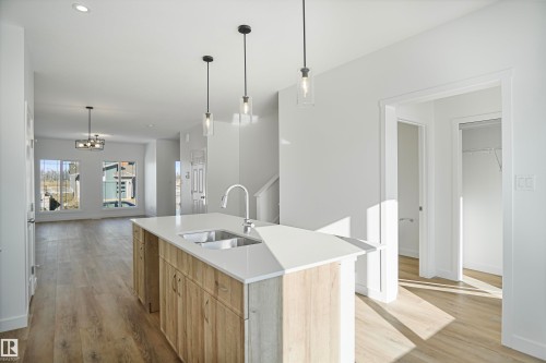 31 Leawood Link, Spruce Grove, AB - Indoor Photo Showing Kitchen With Double Sink