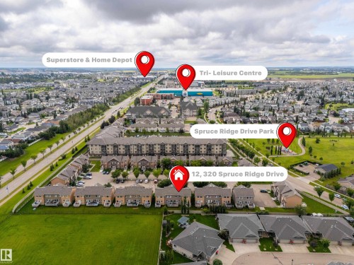 #12 320 Spruce Ridge Rd, Spruce Grove, AB - Outdoor With View