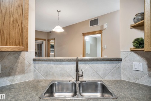 #104 612 111 St Sw, Edmonton, AB - Indoor Photo Showing Kitchen With Double Sink