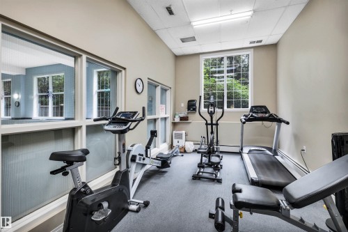 #104 612 111 St Sw, Edmonton, AB - Indoor Photo Showing Gym Room