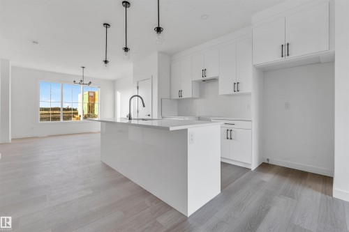 536 Ashgrove Circle, Leduc, AB - Indoor Photo Showing Kitchen With Upgraded Kitchen