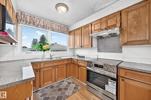 15020 88 Street Nw, Edmonton, AB - Indoor Photo Showing Kitchen With Double Sink