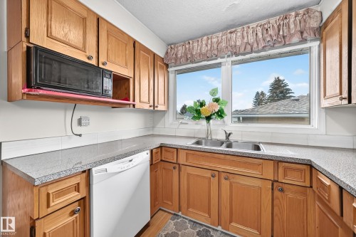 15020 88 Street Nw, Edmonton, AB - Indoor Photo Showing Kitchen With Double Sink