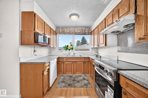 15020 88 Street Nw, Edmonton, AB - Indoor Photo Showing Kitchen With Double Sink