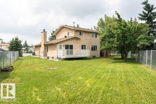 3909 43 Avenue, Leduc, AB - Outdoor With Deck Patio Veranda With Backyard With Exterior