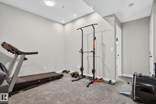 16635 30 Avenue Sw, Edmonton, AB - Indoor Photo Showing Gym Room