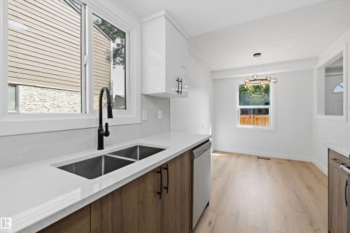 84 Willowdale Place Nw, Edmonton, AB - Indoor Photo Showing Kitchen With Double Sink