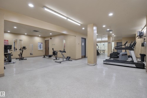 #2001 10149 Saskatchewan Dr Nw, Edmonton, AB - Indoor Photo Showing Gym Room