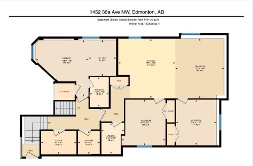 Floor plan - 1452 36A Avenue Nw, Edmonton, AB - Other