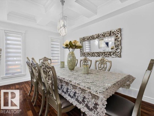 17411 106 Street Nw, Edmonton, AB - Indoor Photo Showing Dining Room