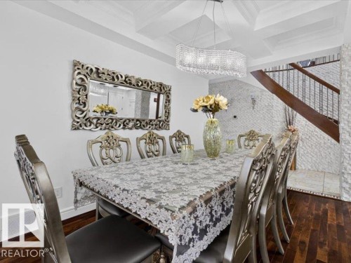 17411 106 Street Nw, Edmonton, AB - Indoor Photo Showing Dining Room