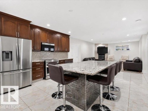 17411 106 Street Nw, Edmonton, AB - Indoor Photo Showing Kitchen With Stainless Steel Kitchen